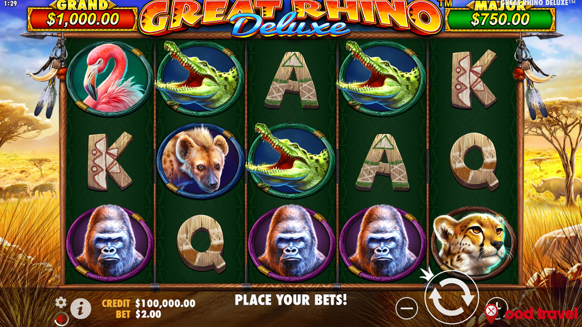 Slot Great Rhino Deluxe: Badak Memberi Rezeki Nomplok Besar